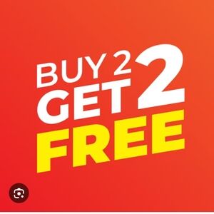 Last Chance sale!!! Buy 2 Get 2 Free!!!!
